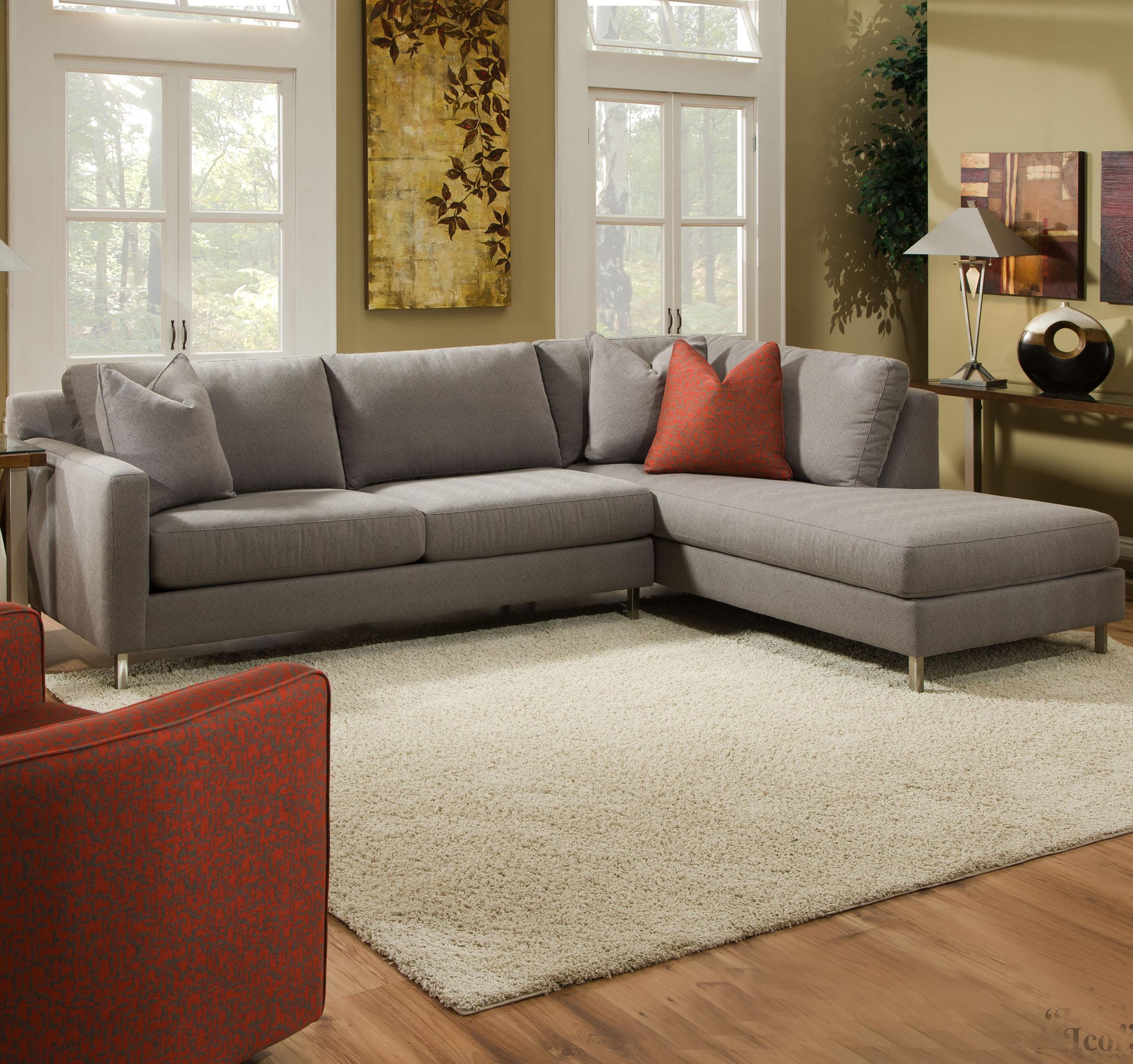 Bauhaus Icona N18A Contemporary Sectional with Chaise Find Your